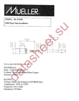 BU-P72981 datasheet  