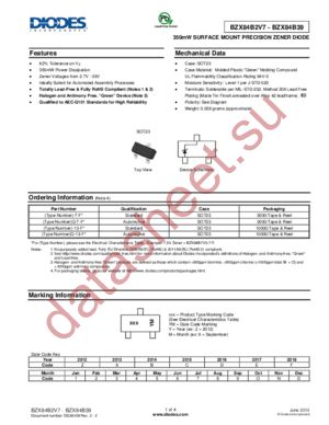 BZX84B39-7-F datasheet  
