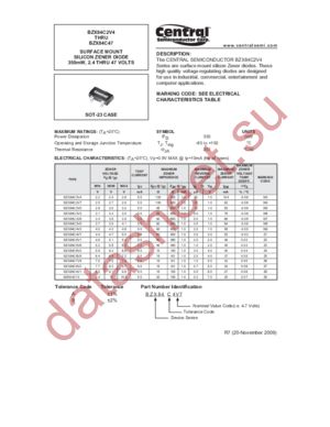 BZX84C4V3 TR datasheet  