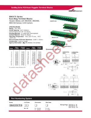 EM257502HC-BK datasheet  