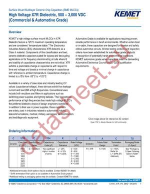 C0805C101KDRACTU datasheet  