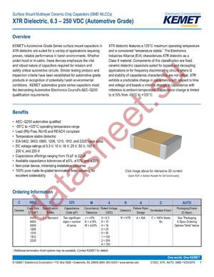 C0805C472K5RACAUTO datasheet  