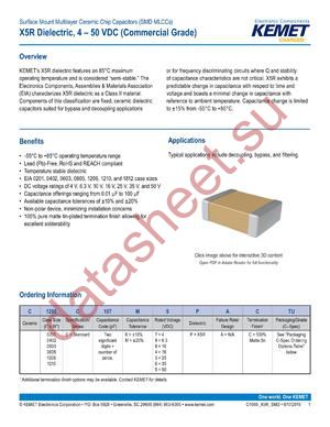 C0805C685M9PACTU datasheet  