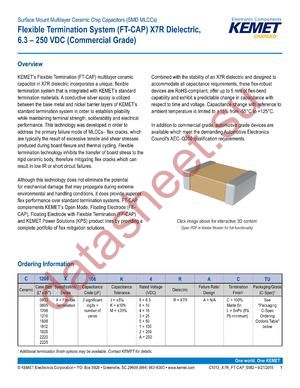 C0805X222K2RACTU datasheet  