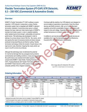 C1206X105K5RACAUTO datasheet  