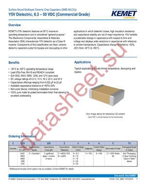 C1210C225Z4VACTU datasheet  