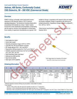 C420C152J5G5TA7200 datasheet  