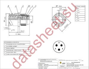 CA3101R28-22SBF80 datasheet  