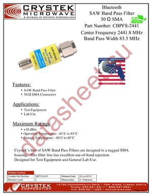 CBPFS-2441 datasheet  