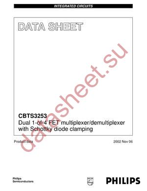 CBTS3253DB,112 datasheet  