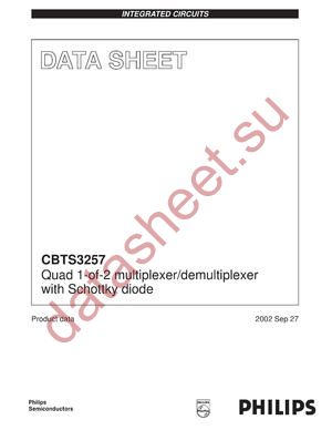 CBTS3257PW,118 datasheet  