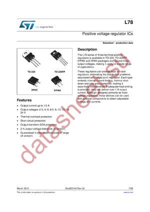 L7806CV-DG datasheet  