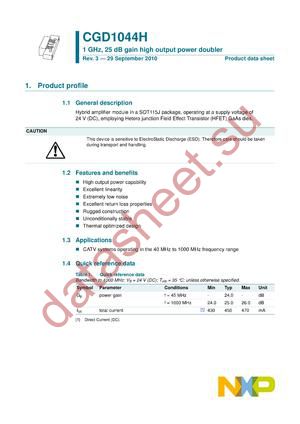 CGD1044H,112 datasheet  