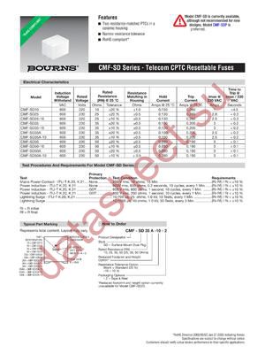 CMF-SDV09-2 datasheet  