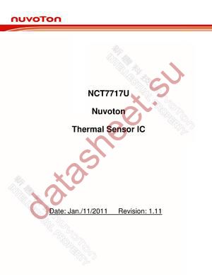 NCT7717U TR datasheet  