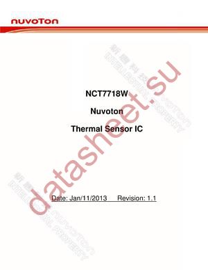 NCT7718W TR datasheet  
