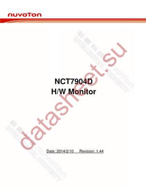 NCT7904D datasheet  