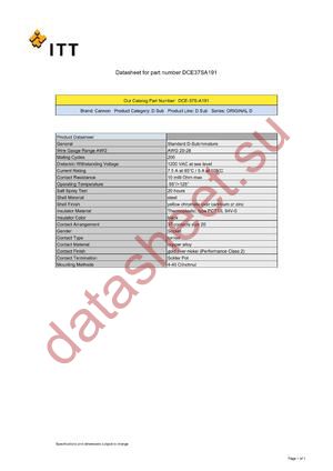 DAMM7W2SA datasheet  