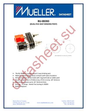 BU-00283 datasheet  