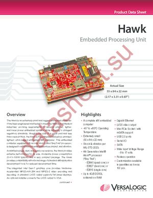 VL-CKR-HAWK datasheet  