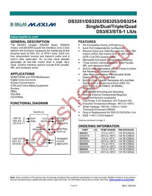 DS3252N+ datasheet  