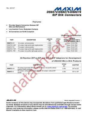 BGA7X10-DIP32-ADPT datasheet  