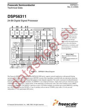 DSP56311VL150B1 datasheet  