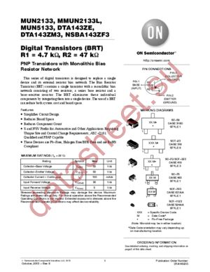 NSVDTA143ZET1G datasheet  