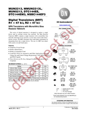 SDTC144EET1G datasheet  