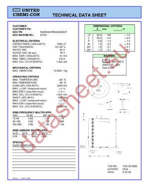 E82D451VNN151MR30T datasheet  