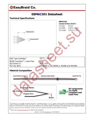 EBM6C301 datasheet  