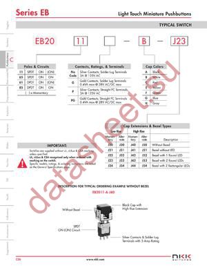 EB2061G-A-J22AF datasheet  