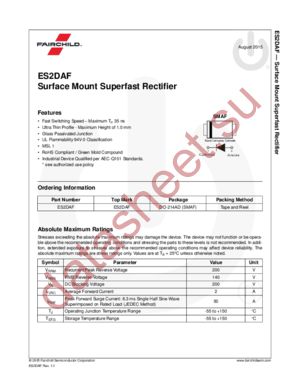 ES2DAF datasheet  