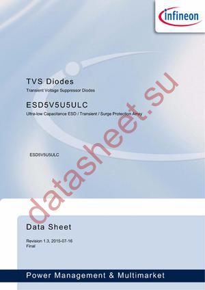ESD5V5S1B02LRHE6327XTSA1 datasheet  