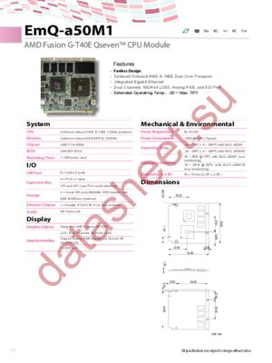 HS-0520-F1 datasheet  