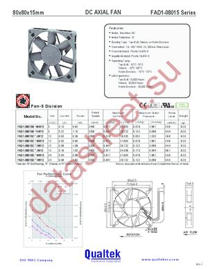 FAD1-08015BSHW12 datasheet  