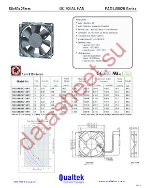 FAD1-08025DBHW11 datasheet  