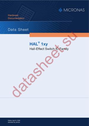 HAL103TQ-C datasheet  