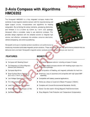 HMC6352-TR datasheet  