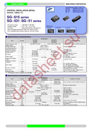 SG-615P 2.0000MC0:ROHS datasheet  