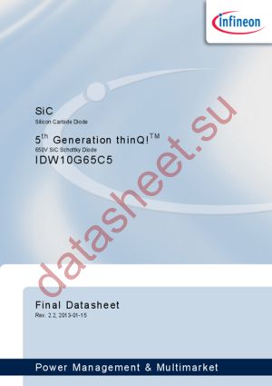 IDW10G65C5 datasheet  