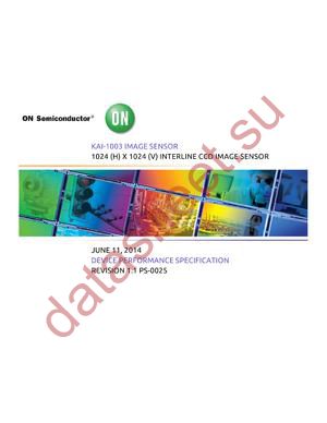 KAI-1003-ABA-CD-B2 datasheet  