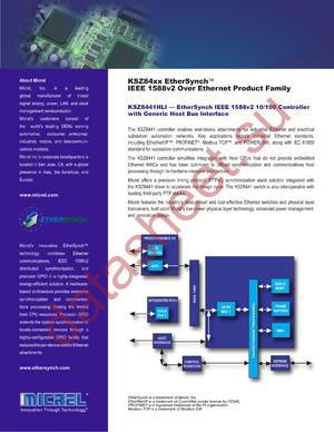 KSZ8441FHLI datasheet  