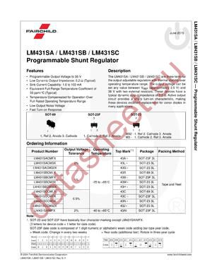 LM431SACM3X datasheet  