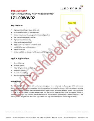 LZ1-00WW02-0027 datasheet  