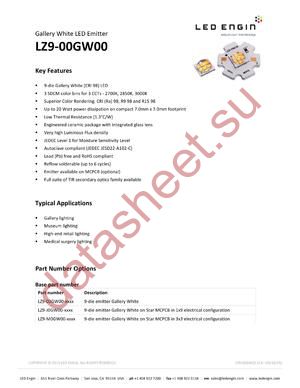 LZ9-00GW00-0430 datasheet  