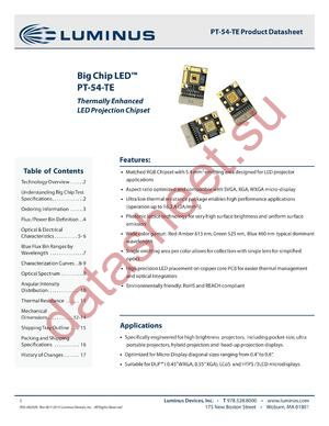 PT-54-RAX-L35-MPJ datasheet  