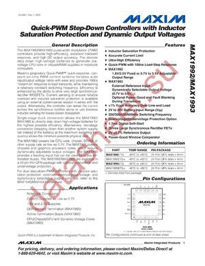 MAX15588GTL+ datasheet  