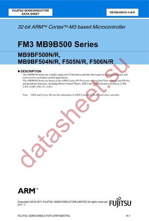 MB9BF506NPMC-G-JNE1 datasheet  