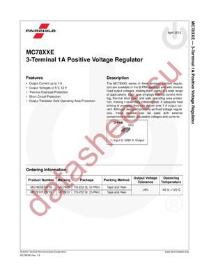 MC7810ECTBU datasheet  